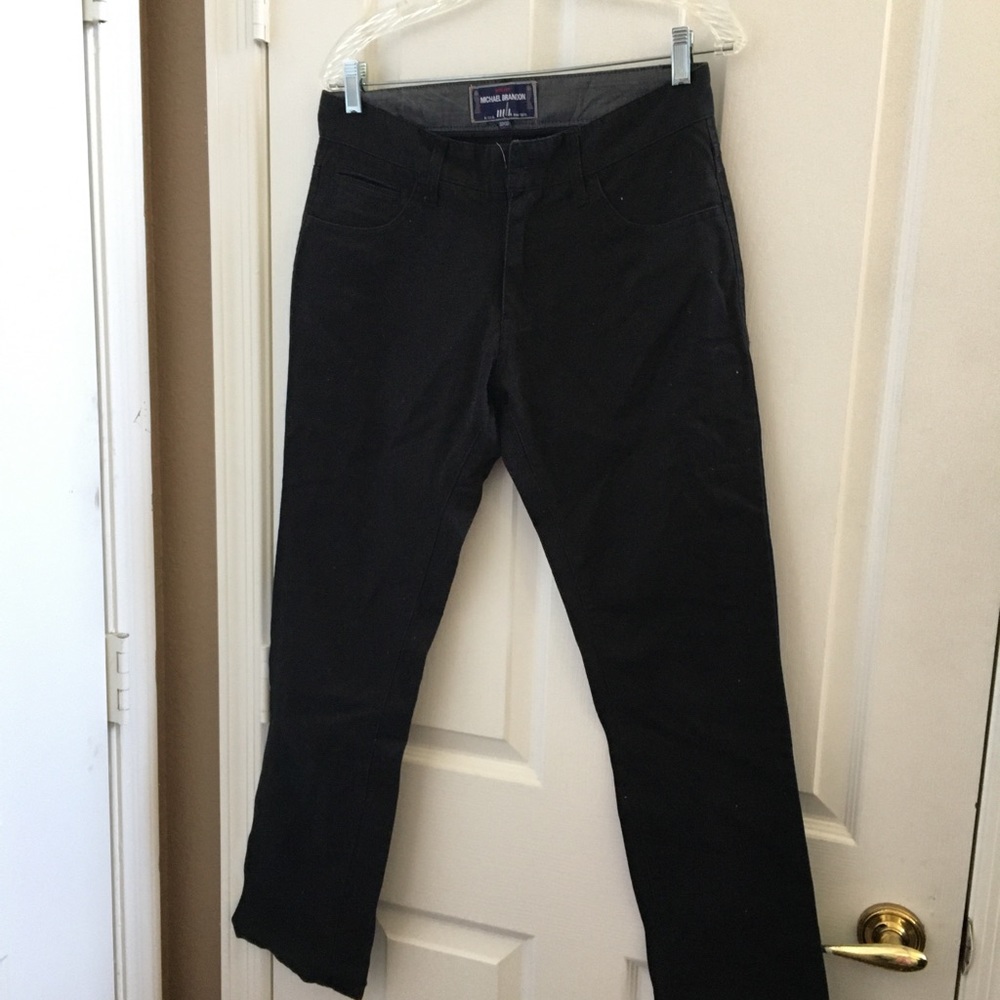 FINAL MARKDOWN Michael Brandon slacks 30 x 30 - Picture 1 of 5